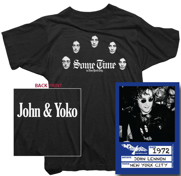 T-shirts worn by John Lennon. Vintage John Lennon T-Shirt