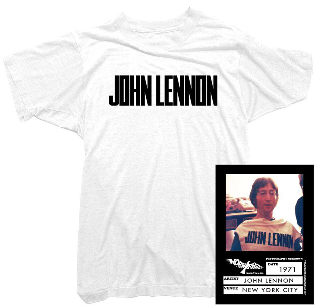 T-shirts worn by John Lennon. Vintage John Lennon T-Shirt T-shirts worn by John Lennon. Vintage John Lennon T-Shirt