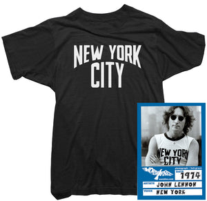 John Lennon T-Shirt - New York City Tee worn by John Lennon