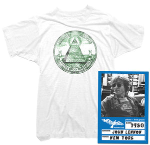 John Lennon T-Shirt - Annuit Coeptis Tee worn by John Lennon