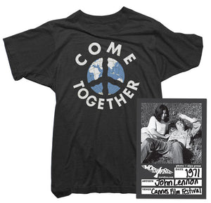 John Lennon T-Shirt - Come Together Tee worn by John Lennon