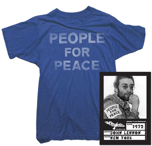 John Lennon T-Shirt - People for Peace Tee worn by John Lennon