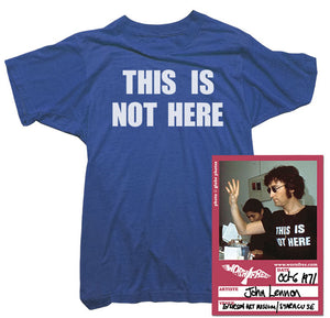 John Lennon T-Shirt - This Is Not Here Tee worn by John Lennon