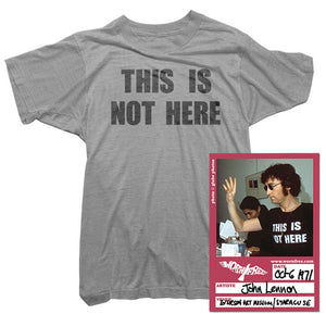 John Lennon T-Shirt - This Is Not Here Tee worn by John Lennon