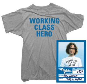 John Lennon T-Shirt - Working Class Hero Tee worn by John Lennon