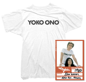 John Lennon T-Shirt - Yoko Ono Tee worn by John Lennon