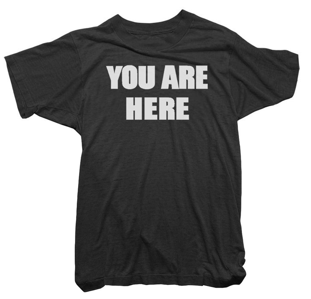 John Lennon T-Shirt. You Are Here Tee worn by John Lennon. - Worn Free