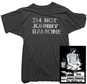 Johnny Ramone T-shirt - I'm Not Johnny Ramone Tee worn by Johnny Ramone