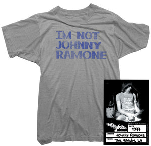 Johnny Ramone T-shirt - I'm Not Johnny Ramone Tee worn by Johnny Ramone