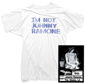 Johnny Ramone T-shirt - I'm Not Johnny Ramone Tee worn by Johnny Ramone