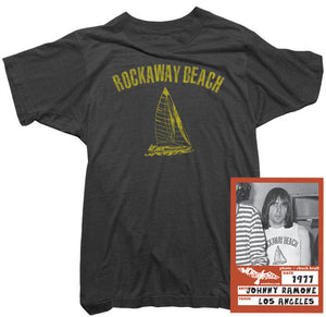 Johnny Ramone T-shirt - Rockaway Beach Tee worn by Johnny Ramone