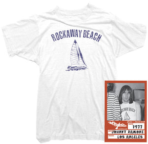 Johnny Ramone T-shirt - Rockaway Beach Tee worn by Johnny Ramone