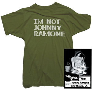 Johnny Ramone T-shirt - I'm Not Johnny Ramone Tee worn by Johnny Ramone