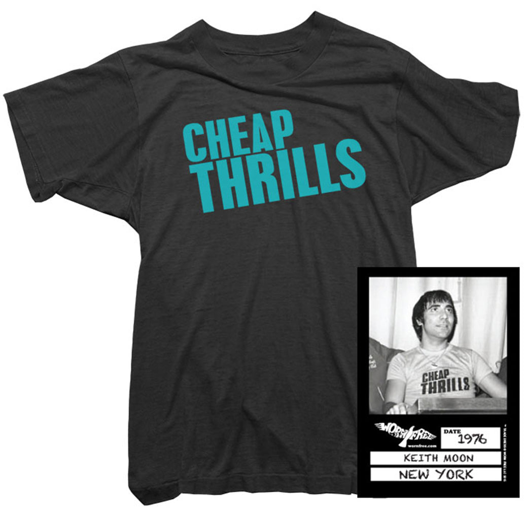 Keith Moon T-shirt - Cheap Thrills Tee worn by Keith Moon