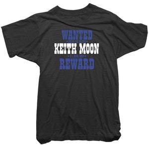 Keith Moon T-Shirt - Wanted Tee worn by Keith Moon