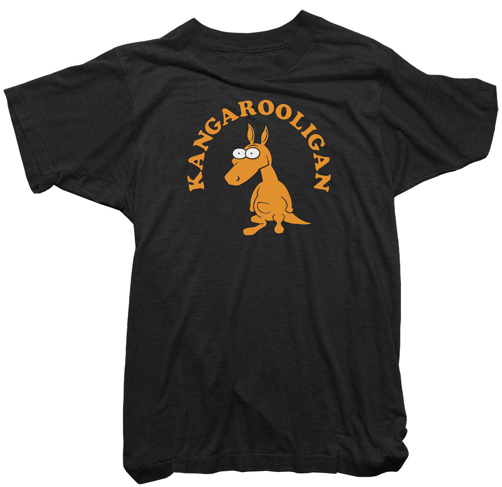 Kangaroo t-Shirt. Wonga World Kangarooligan T-Shirt Aussi Kangaroo Tee -  Worn Free