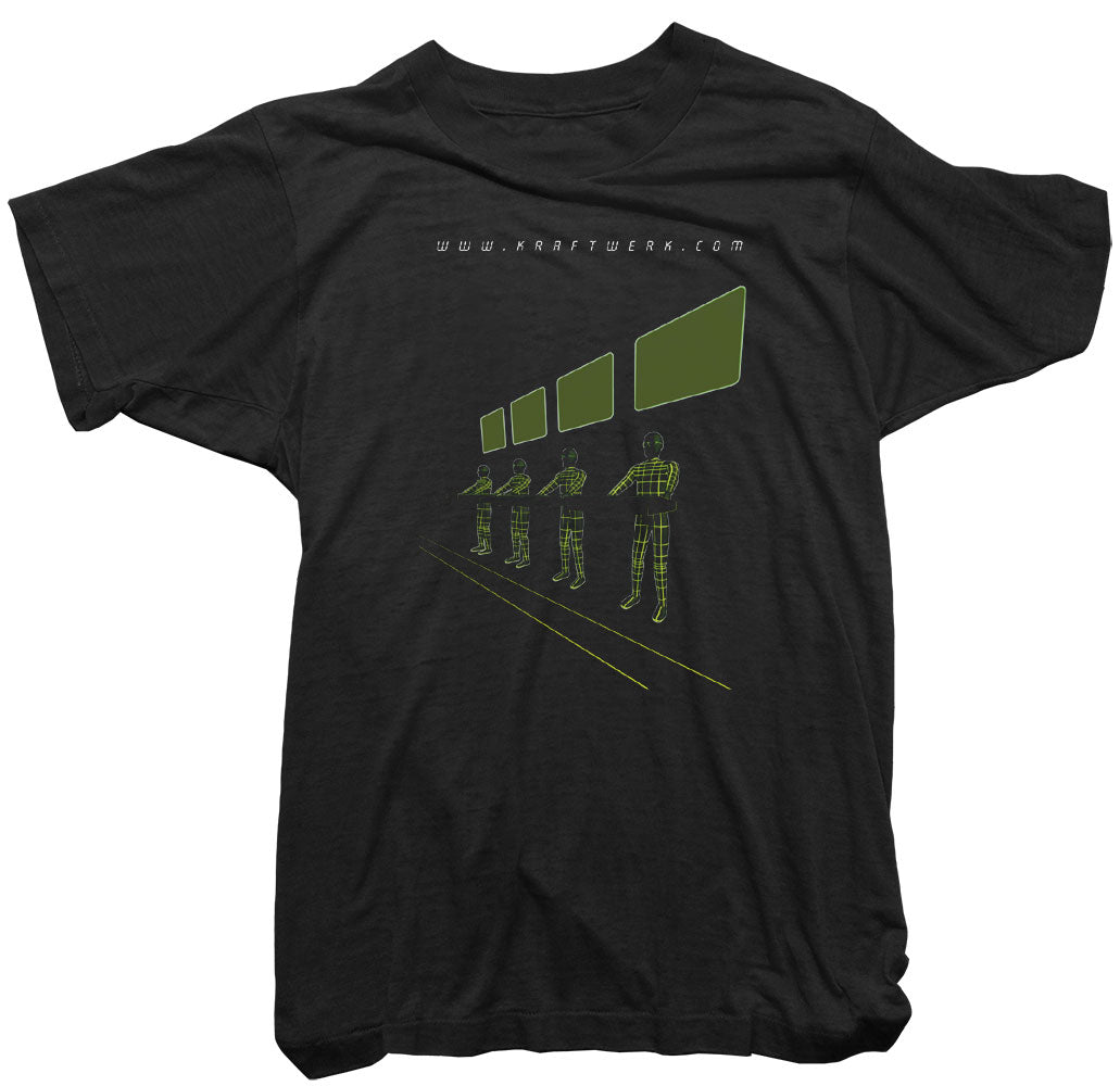 Kraftwerk T Shirt. Kraftwerk T Shirt robots Tee Kraftwerk tee. Worn Free
