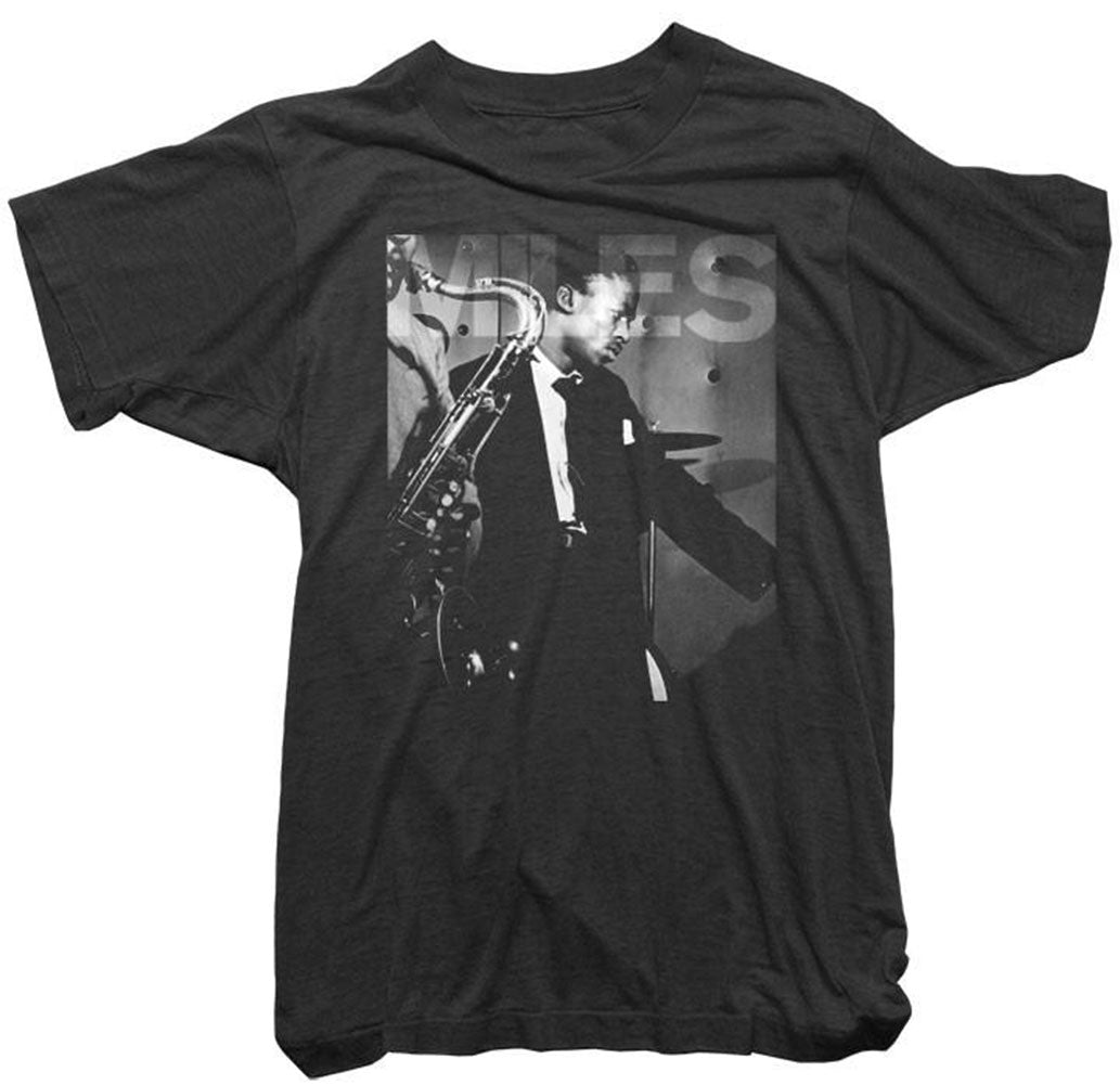 Miles Davis T Shirt Miles Sax Tee