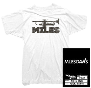 Miles Davis T-Shirt - Trumpet Logo Tee