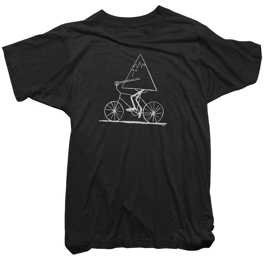 mountainbike shirts Mountain Bike T-Shirt. Cycling T-Shirt by illustrator CDR. XXL / Black / Kids