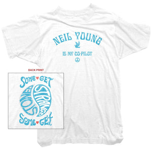 Neil Young T-Shirt - Neil Young is my Co-Pilot Tee
