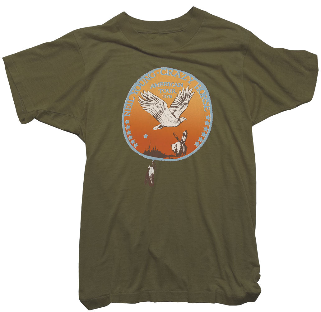 Neil Young T-Shirt - Neil Young Crazy Horse US Tour Tee