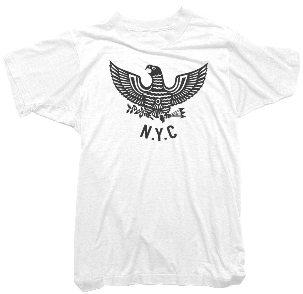 WornFree New York Eagle T-Shirt. Vintage NYC Eagle Tee. New York T-Shirt. X-Large / White / Mens