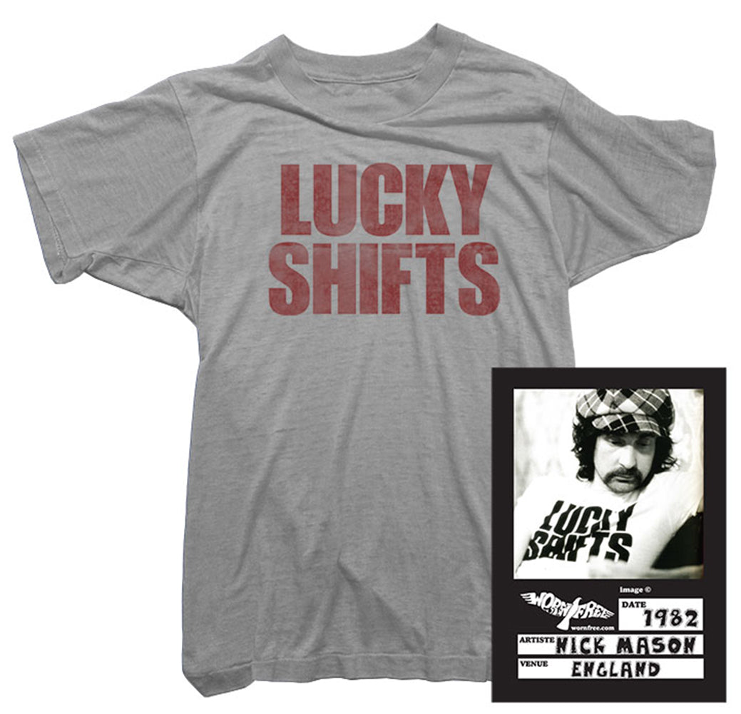 Pink Floyd T-Shirt - Lucky Shifts Tee worn by Nick Mason