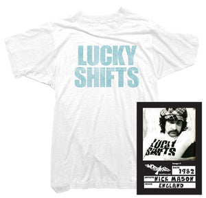 Pink Floyd T-Shirt - Lucky Shifts Tee worn by Nick Mason