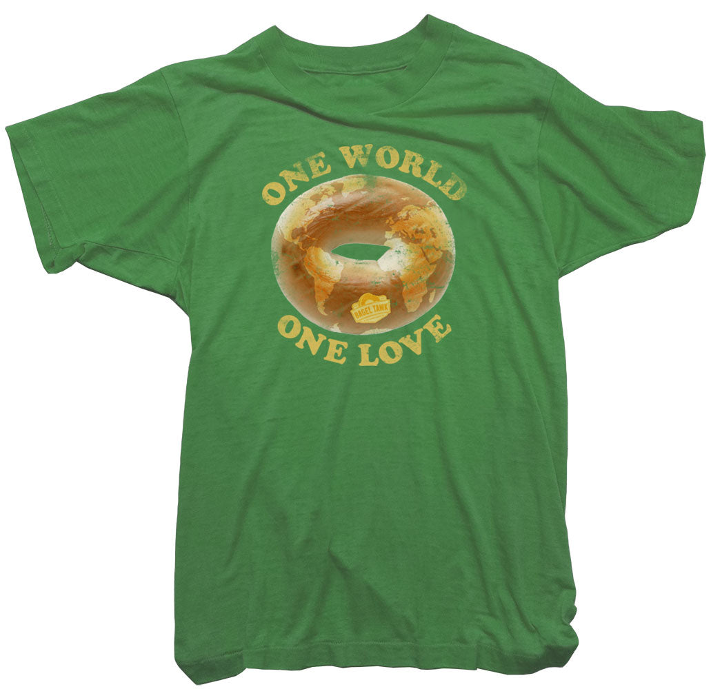 One World One Love T-Shirt - Bagel World Tee