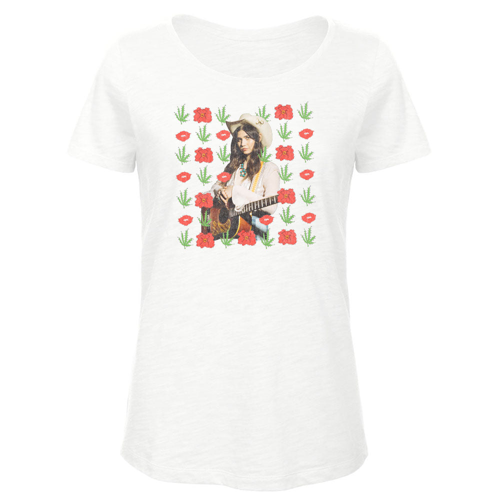 Pearl Charles T-Shirt - Pearl Flowers Tee
