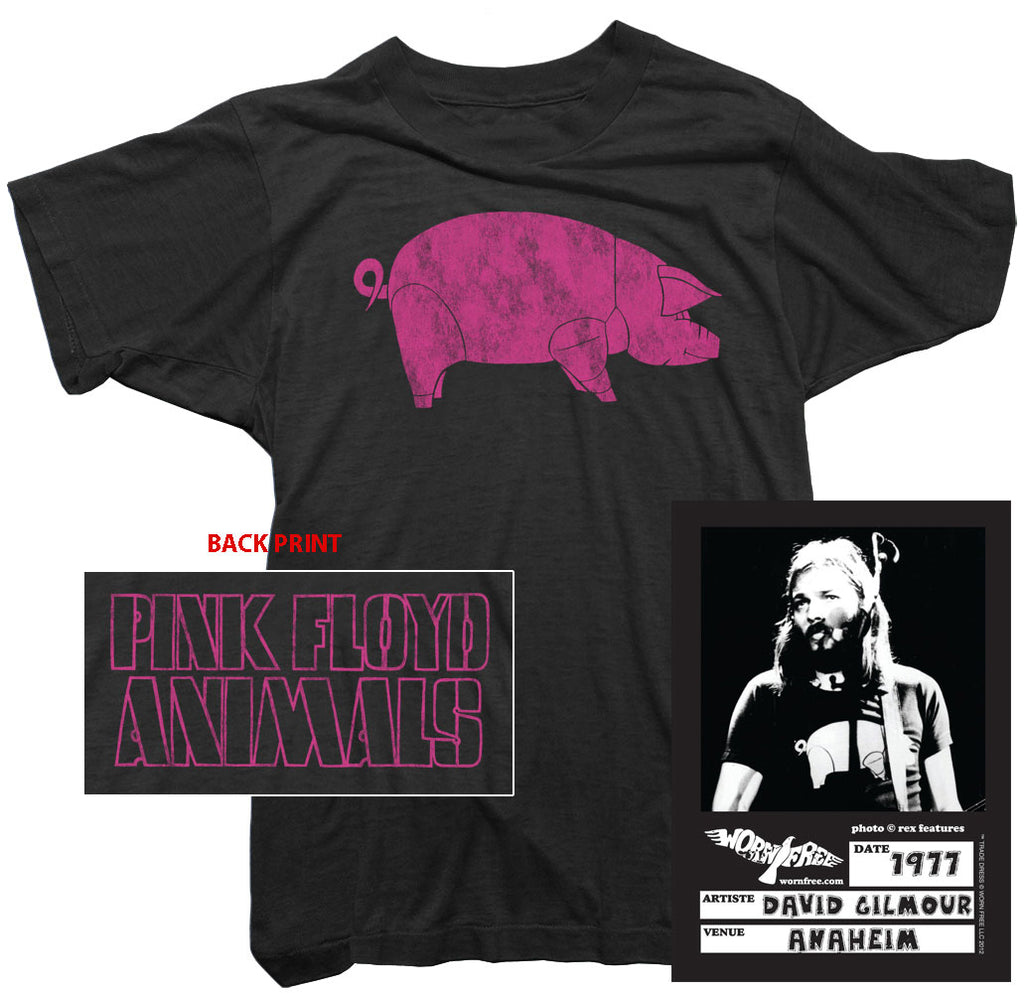 Pink Floyd T-Shirt. Animals Tee worn by David Gilmour. - Worn Free