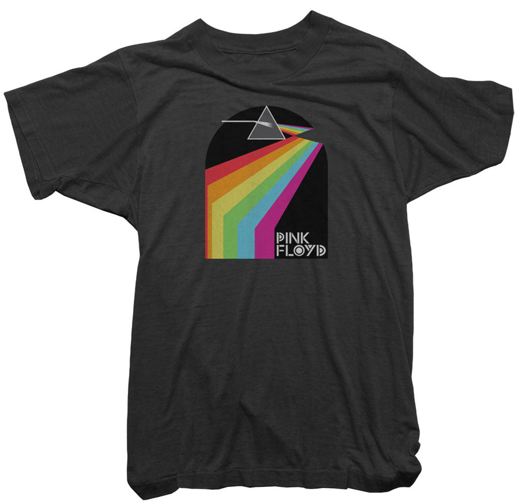 Maglietta Unisex Amplified Pink Floyd - Vintage White Con Orlo Sfilacciato