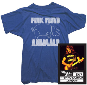 Pink Floyd T-Shirt - Animals V2 Front Print only Tee worn by David Gilmour