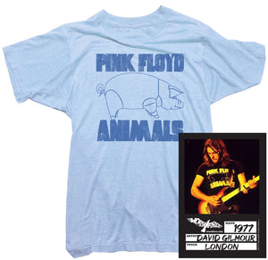 Pink Floyd T-Shirt - Animals V2 Front Print only Tee worn by David Gilmour