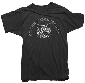 Worn Free T-Shirt - I'm the Purrresident Cat T-Shirt