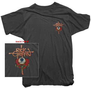 Rick Griffin T-Shirt - Rick Griffin Heart and Eyeball Tee