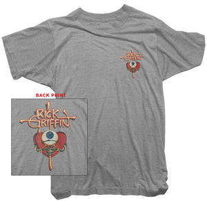 Rick Griffin T-Shirt - Rick Griffin Heart and Eyeball Tee