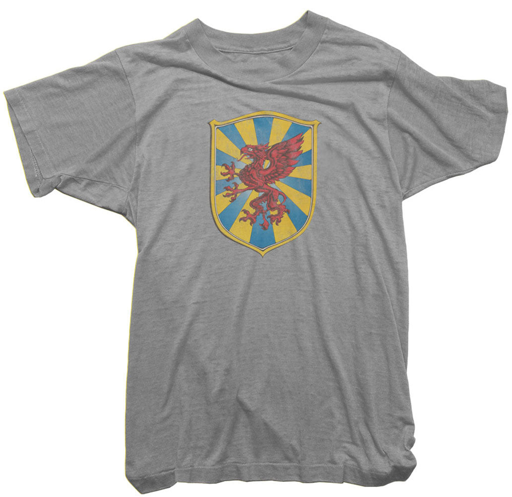 Rick Griffin T-Shirt. Griffin Crest Tee. Rick Griffin Tee