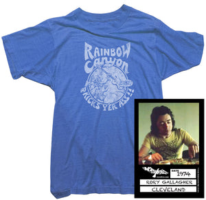 Rory Gallagher T-Shirt - Rainbow Canyon tee worn by Rory Gallagher