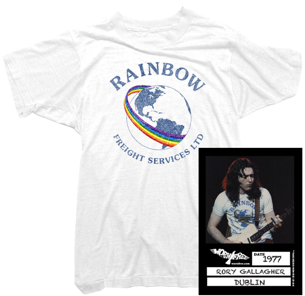 Rory Gallagher T-Shirt - Rainbow Freight worn by Rory Gallagher
