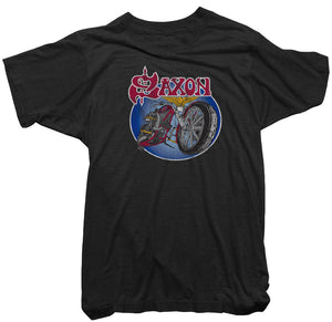 thumbnail image 2 of Saxon Tshirt - Denim And Leather And Other Cool Saxon T-Shirts At 2 of 14
