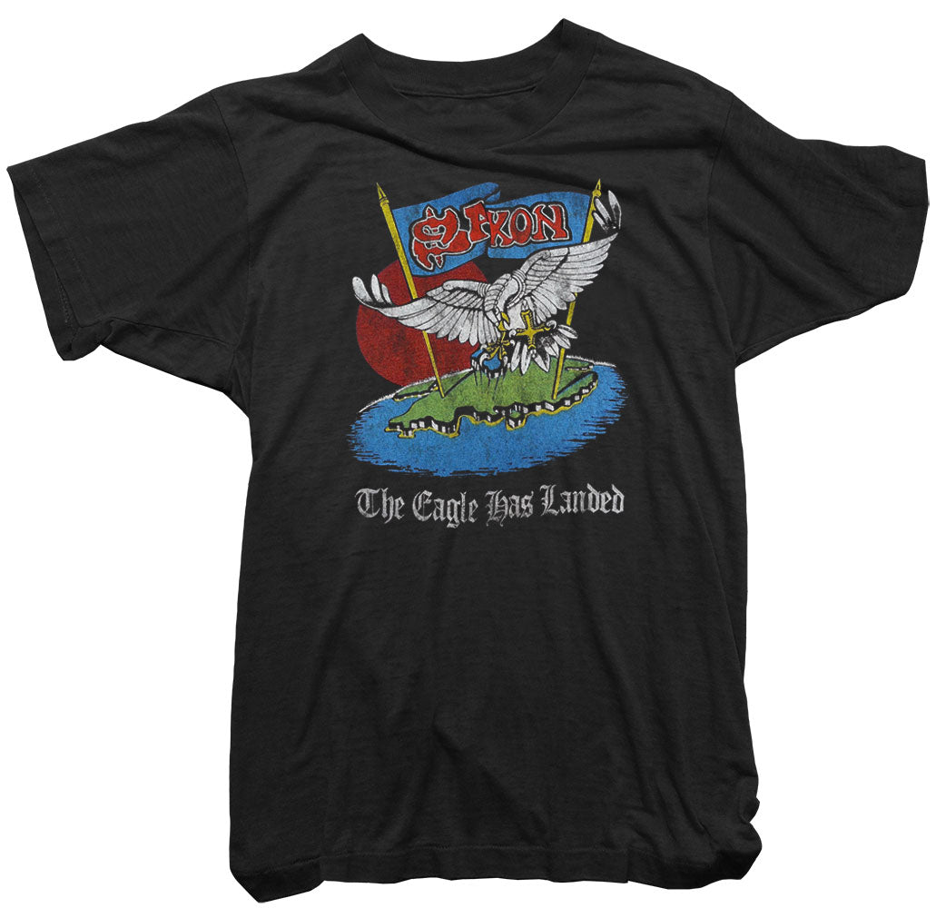 Vintage Saxon Destiny Tour Heavy Metal Single Stitch Black