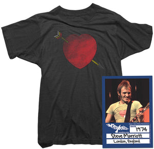 Steve Marriott T-Shirt - Arrow Heart Tee worn by Steve Marriott