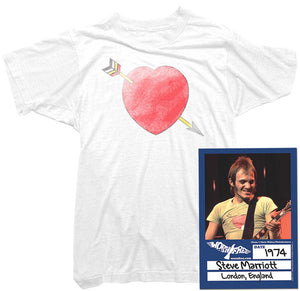 Steve Marriott T-Shirt - Arrow Heart Tee worn by Steve Marriott
