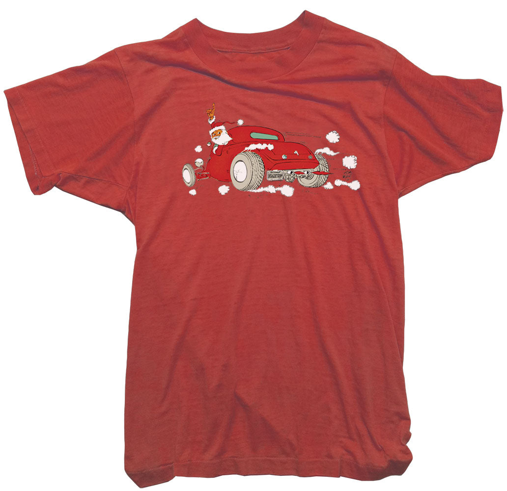 Tom Medley T-Shirt - Santa Hot Rod Tee