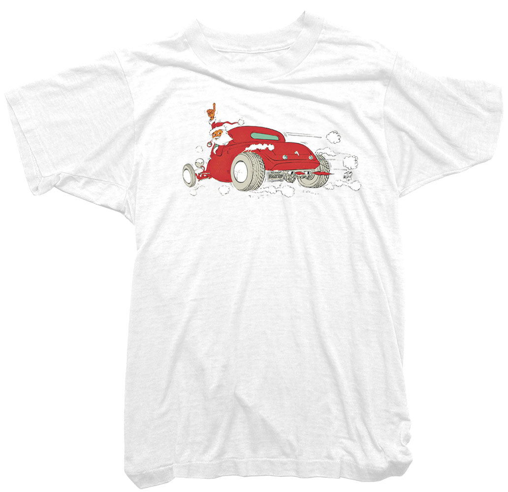 Tom Medley T-Shirt - Santa Hot Rod Tee
