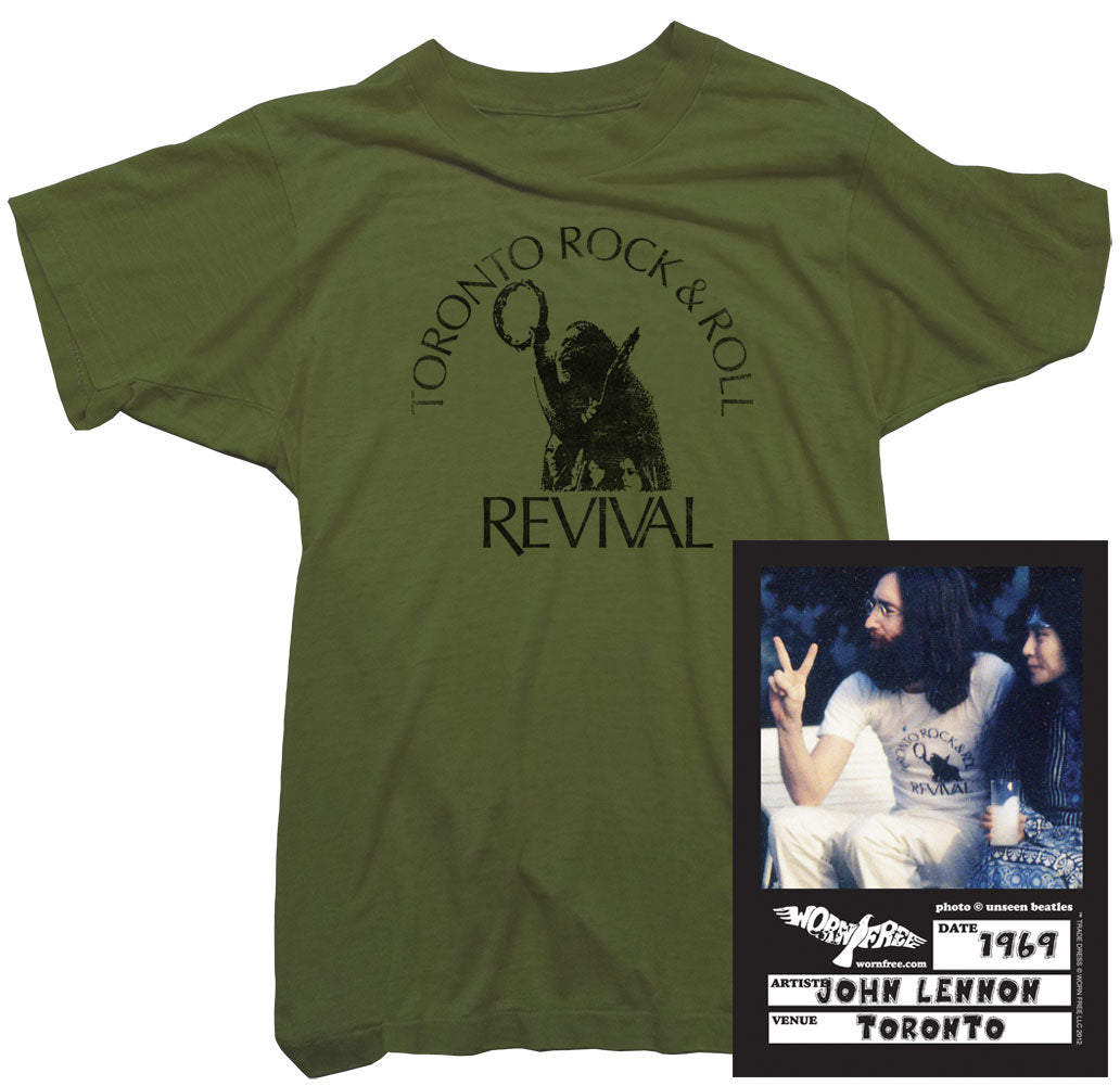 Toronto Rock Revival T Shirt worn by John Lennon John Lennon T
