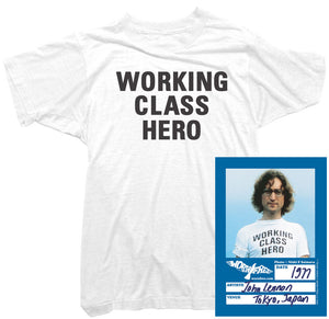 John Lennon T-Shirt - Working Class Hero Tee worn by John Lennon