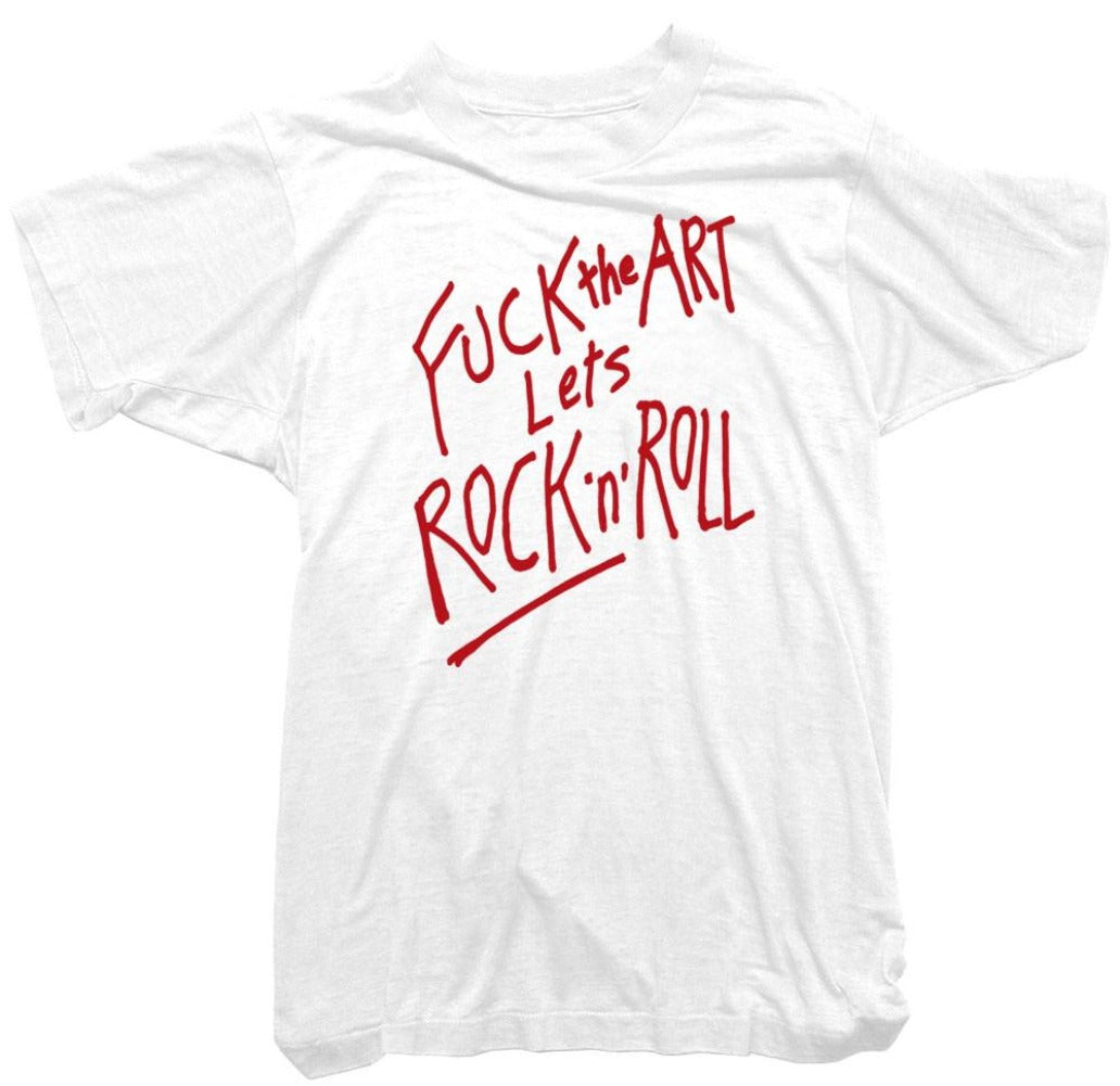 Fuck the Art T-Shirt. Vintage style Fuck the Art Lets Rock n Roll Tee. -  Worn Free